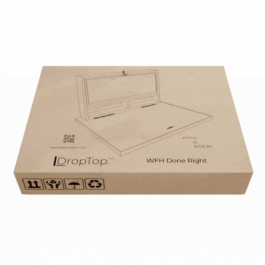 Classic box opening desk