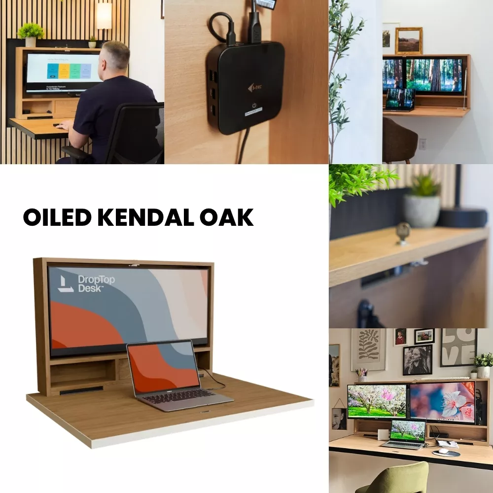 Product Info - DropTop Single 34 DropTop Single 34 in Oiled Kendal Oak, open position.