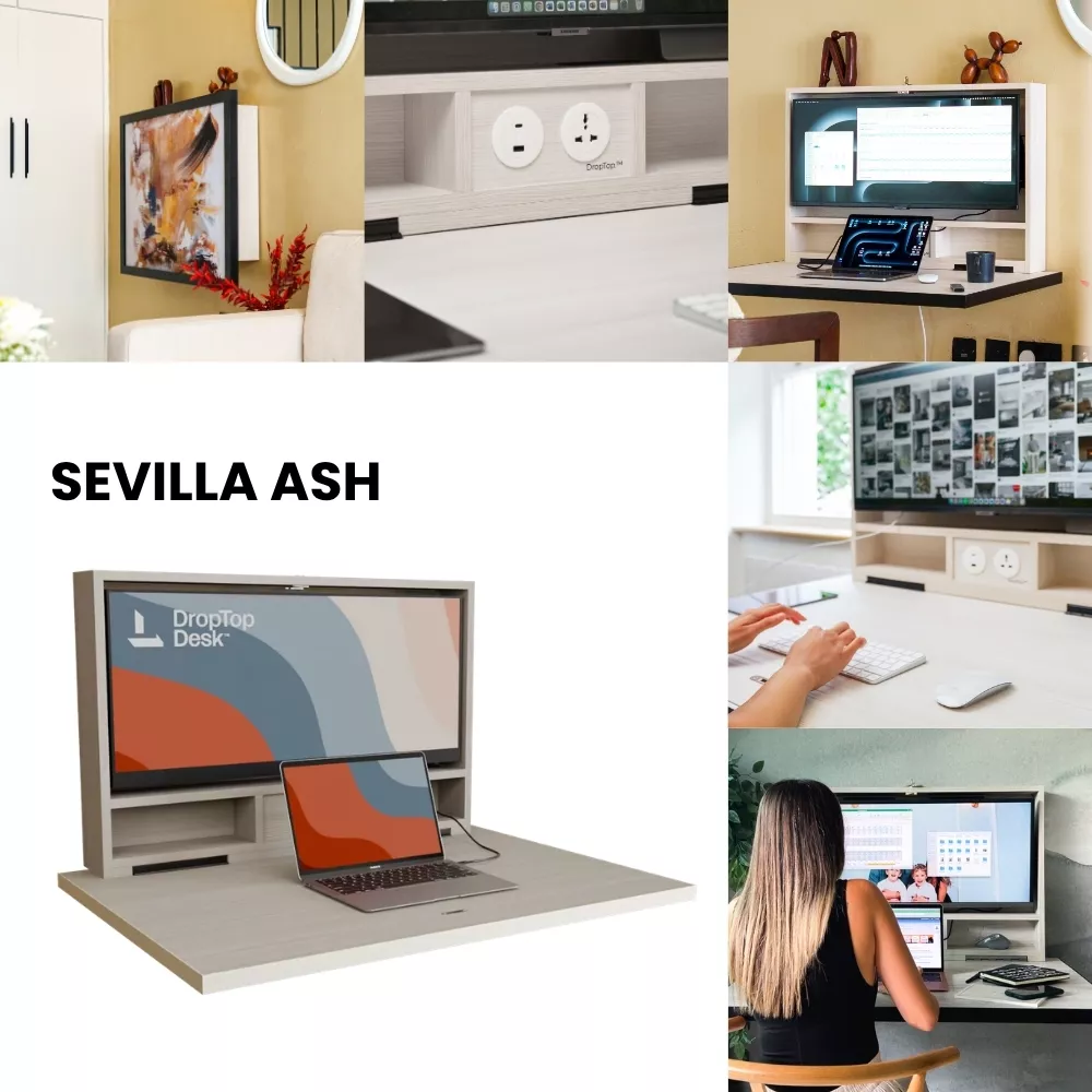 Product Info - DropTop Single 34 DropTop Single 34 in Sevilla Ash, open position.