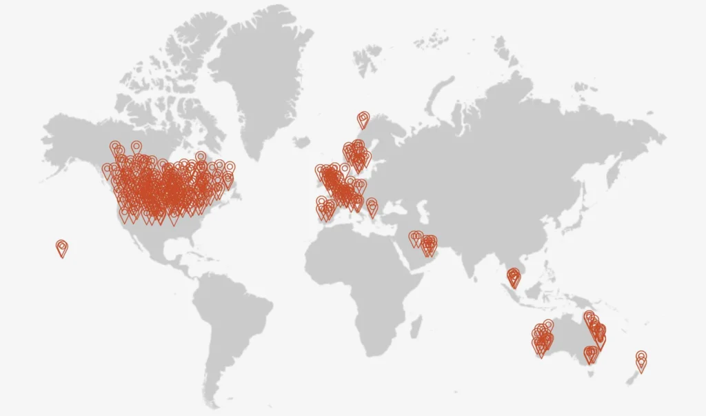 world map for sales